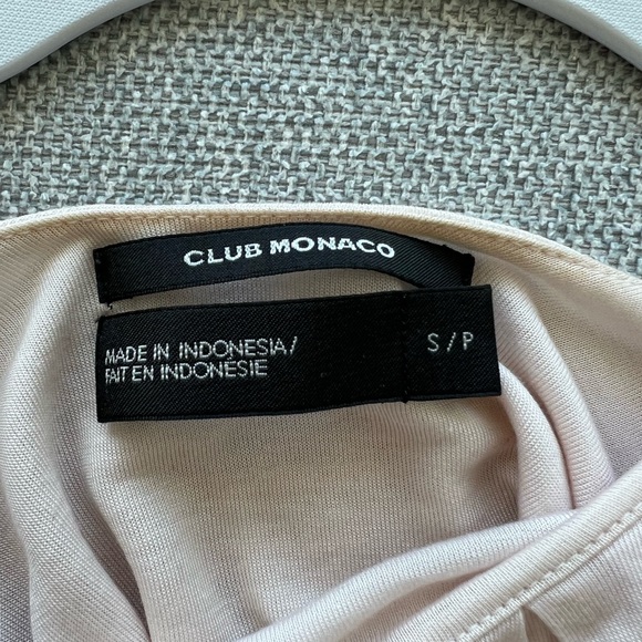 Club Monaco light ballet pink shirt. Size Small - Picture 5 of 5